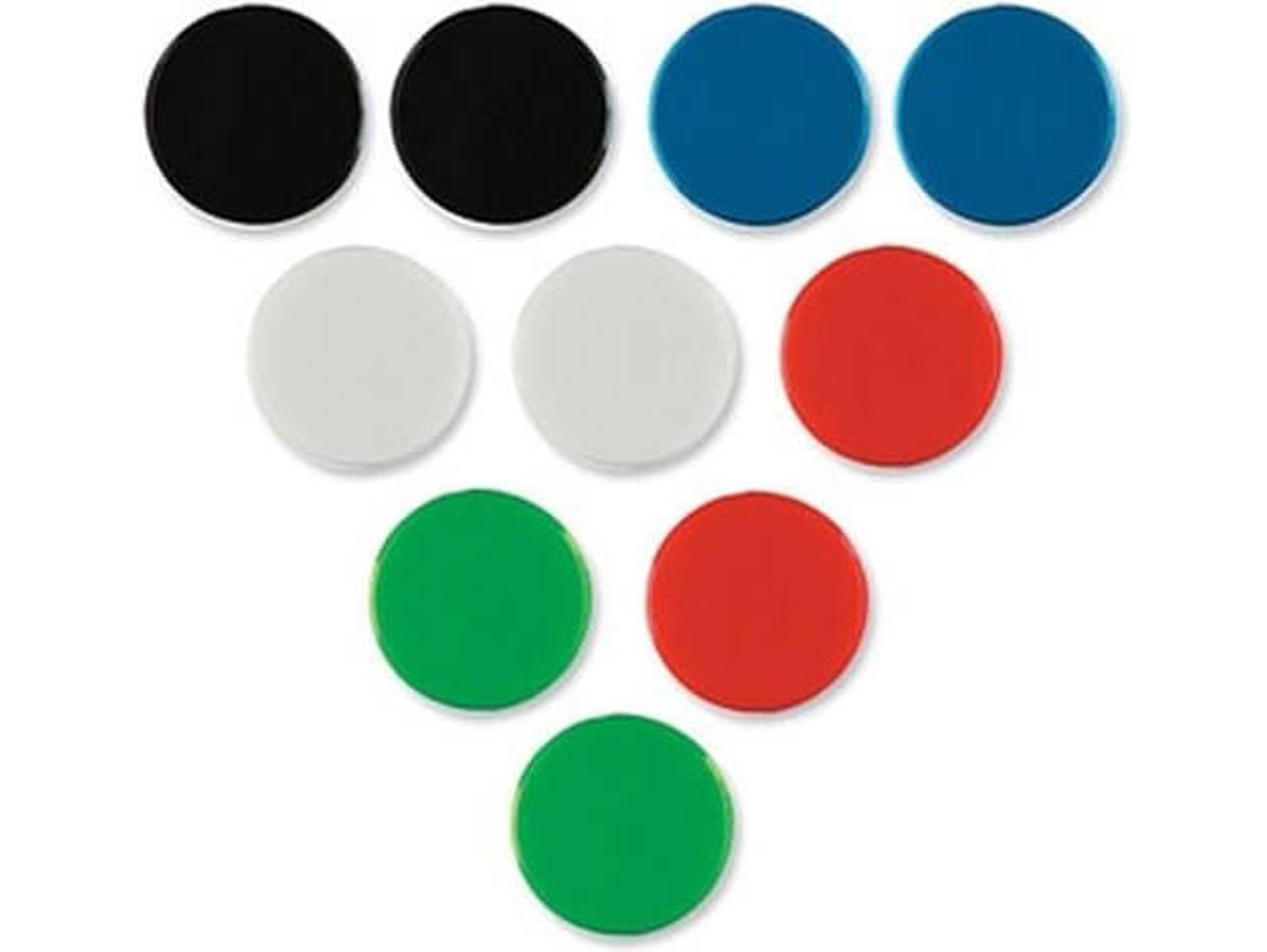 Conjunto de 10 Imanes NOBO Magnetic Markers (Multicolor - 20mm)