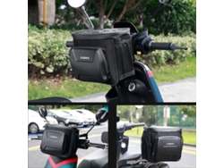 Bolsa Impermeable Y Aislada Para Manillar De Bicicleta Con Malla Táctica Reflectante Para Artículos Calientes O Fríos.