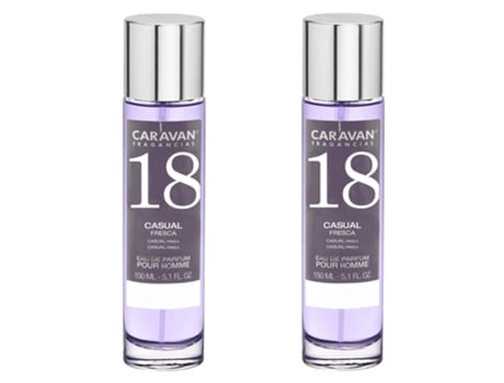 Set de 2 perfume de hombre nº18 150 ml CARAVAN