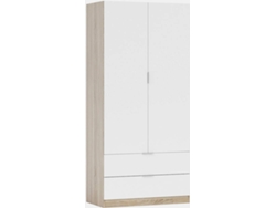 Armario DMORA Roble (Aglomerado de Melamina - 81x180x52 cm)