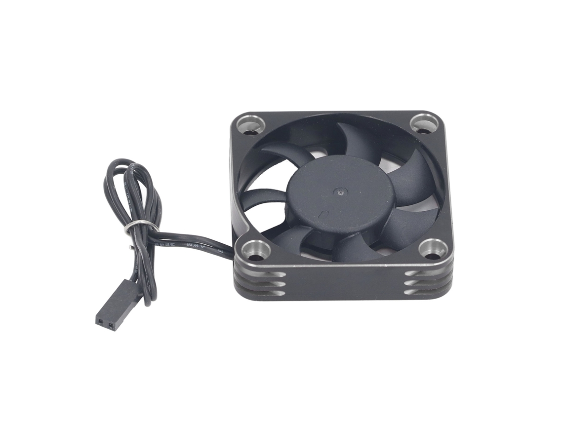 Ventilador De Enfriamiento Para Motor Rc 50mm 15000rpm Radiador De Aluminio Para Coche Rc Plata