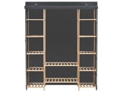 Maison Exclusive - Armario De Tela Gris 135x40x170 Cm