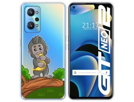 Carcasa Realme GT NEO 2 5G TUMUNDOSMARTPHONE Dibujos Transparente Multicolor