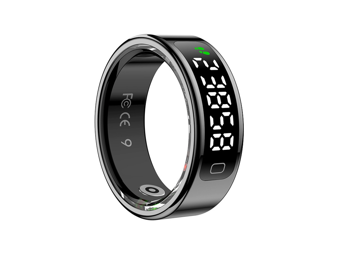 Anillo Inteligente R11C (Qring), Monitor De Salud Resistente Al Agua Con Pantalla (Color Lata, 7#) EIFSON
