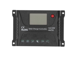 Controlador De Carga Solar Pwm De 10 A Y 12 V/24 V Con Usb Y Pantalla Lcd Para Baterías Solares.