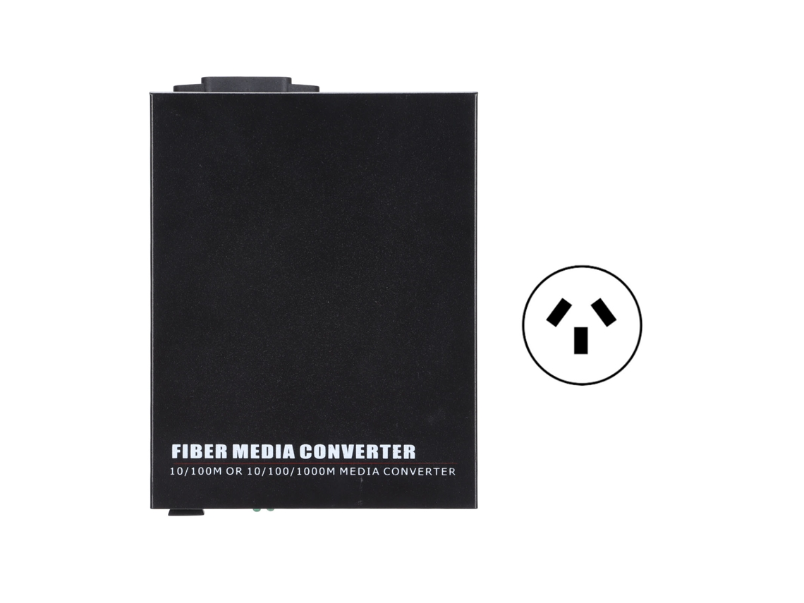 Transceptor de fibra óptica, convertidor de medios Ethernet (modo simple de fibra única).
