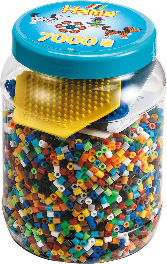 Hama Beads2021 Cuentas y tableros en tina colores surtidos 2021 kit de