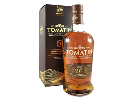 Whisky Velho Tomatin 18 años Old Sherry Cask Escócia
