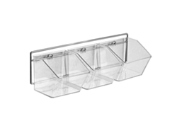 Contenedor de ajo de pared con 3 compartimentos, multifuncional, ahorra espacio, organizador desmontable para cebolla y jengibre en la cocina.