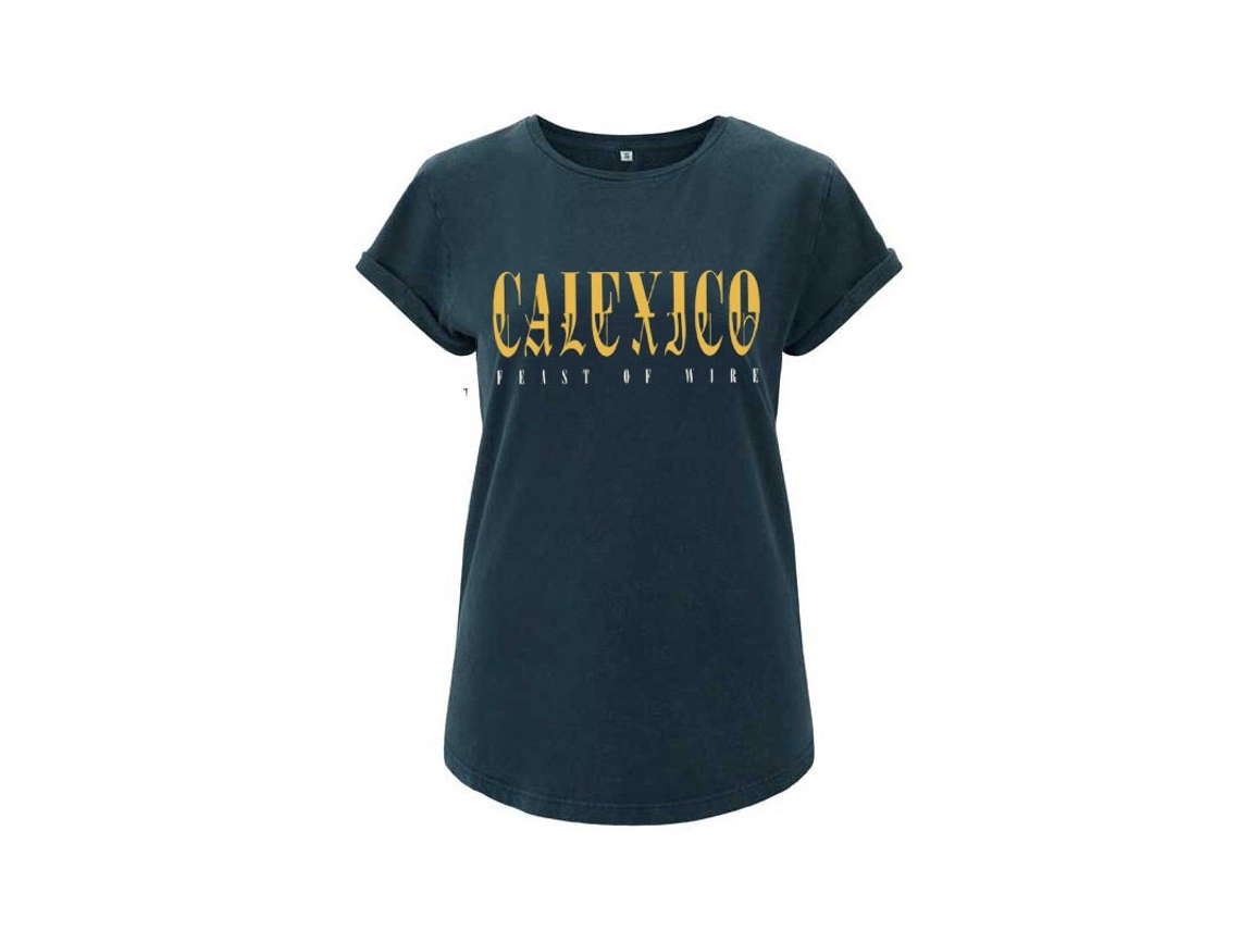 Camiseta unisex para mujer Calexico Feast Of Wire Logo ROCKINSTONE, superventas. Talla: XL