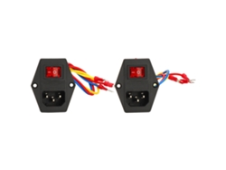 Toma De Corriente Con Enchufe Macho, Interruptor Deslizante De 6 A Y 250 V Ca Y Fusible De 10 A Para Impresora 3d.