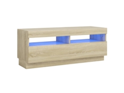 Mueble para la televisión VIDAXL Marrón Madera contrachapada (100x35x40 cm)