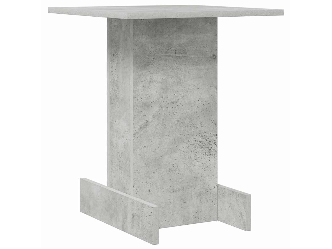 Mesa auxiliar | Mesa de comedor | Gris, 44,5 x 45 x 55 cm, Madera procesada
