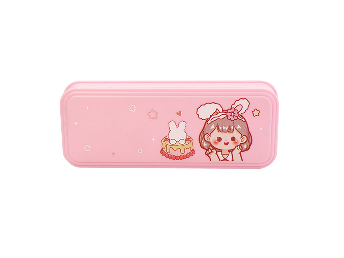 Estuche De Lápices Con Estilo Cartoon, Capacidad Grande, Organizador Multifuncional Para Utensilios De Oficina Y Escolar