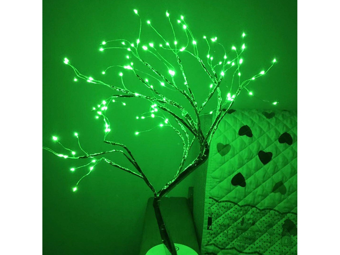 Árvore de Natal LED Rebe com interruptor de toque para decoração de casa, festas, casamentos e mesas.
