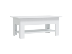 Mesa de centro VIDAXL Blanco Madera contrachapada (102x55x42 cm)