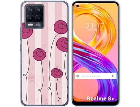 Carcasa Realme 8 4G / 8 Pro TUMUNDOSMARTPHONE Flores Vintage Multicolor
