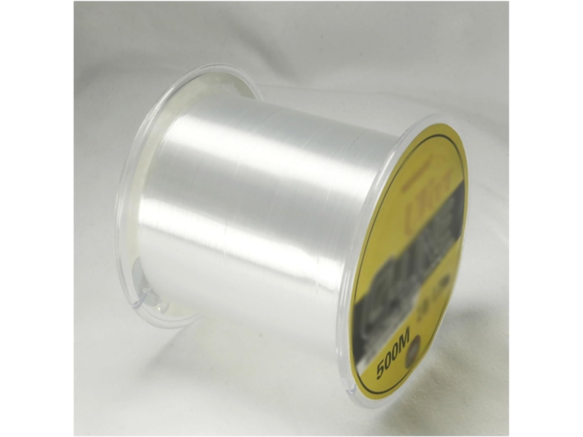 Hilo De Pesca 500 M Nailon Monofilamento Súper Resistente Carpa Agua Salada Recubierto Fluorocarbono 3,3-28...