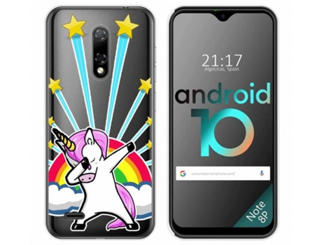 Carcasa Ulefone Armor Note 8P TUMUNDOSMARTPHONE Dibujos Transparente Multicolor