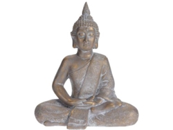 Buda sentado dorado 41x23 cm