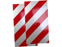 Protector De Pared Para Garaje, Autoadhesivo, Portátil, Para Garajes Y Zonas De Aparcamiento, 2 Unidades En Rojo Y Blanco.