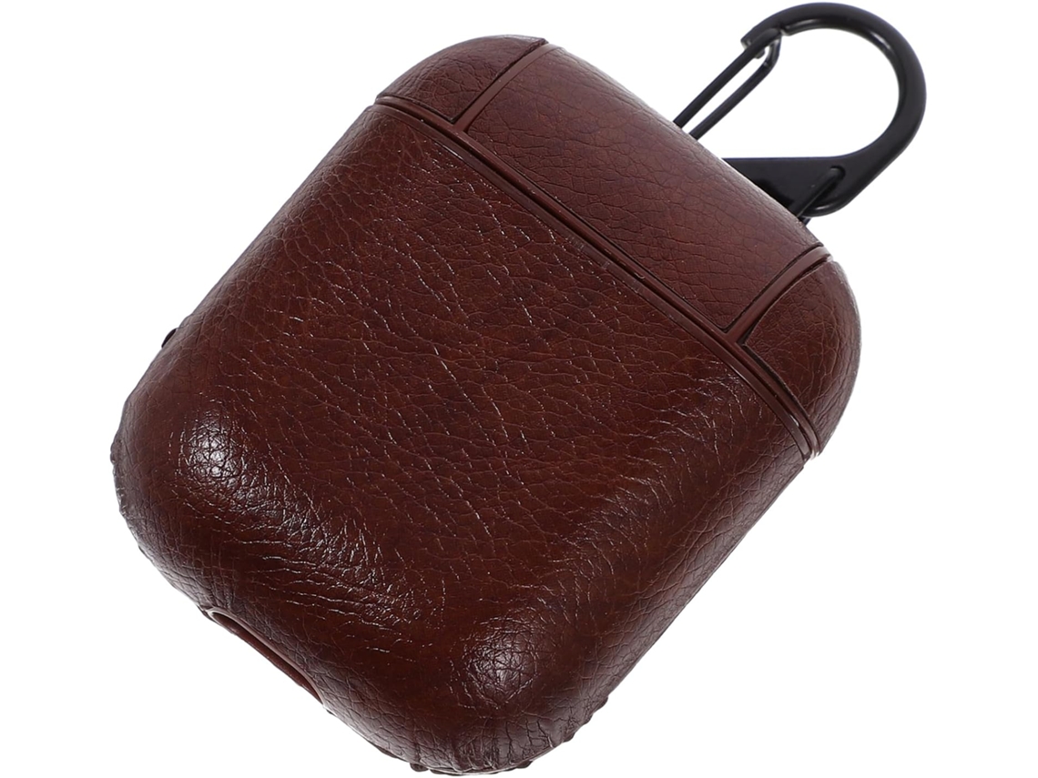 2 Fundas De Cuero Pu Para Auriculares Inalámbricos, Elegante Funda Protectora Para