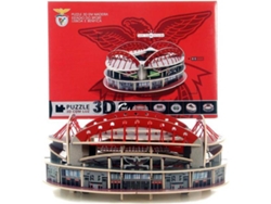 Puzzle 3D TRADEPORTUGAL de madera - Estádio da Luz - SLB (Edad Mínima Recomendada: 10 años - 88 Piezas)