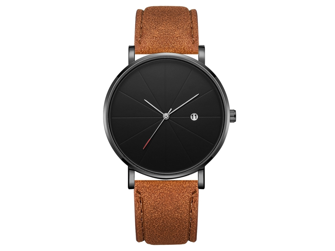 Reloj De Pulsera Analógico De Cuarzo Con Dial Redondo Moda Simple Accesorio De Joyería