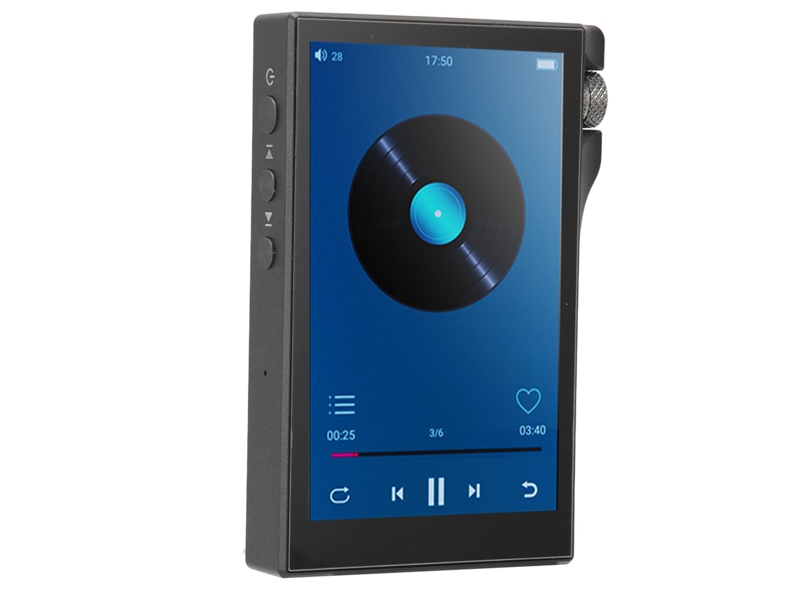 Reproductor MP3/MP4 Bluetooth Yizhood Q8 de 4.0 pulgadas, 16 GB de RAM, 128 GB de tarjeta TF (negro)
