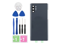 Cubierta Trasera De Vidrio Para Teléfono Móvil, Tapa De Batería, Carcasa Trasera, Pieza De Repuesto Para Samsung Note10 Plus Negro