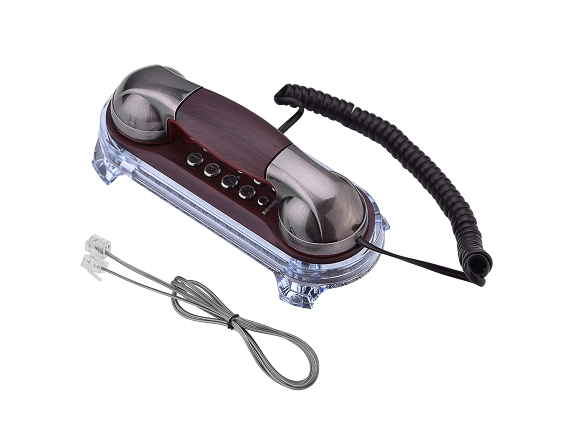 Telefone Antigo De Parede Com Luz Azul Hanging Flash Fashion Montado No Parede 1pc