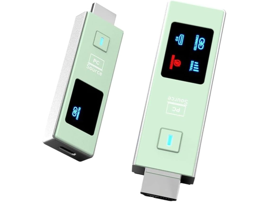 Transmisor/receptor Inalámbrico De Audio/video De 50m, Pantalla 1080p Para Monitor, Proyector Y