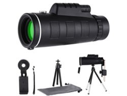 Monocular 40x60 Adecuado Para Senderismo Negro Zruxe