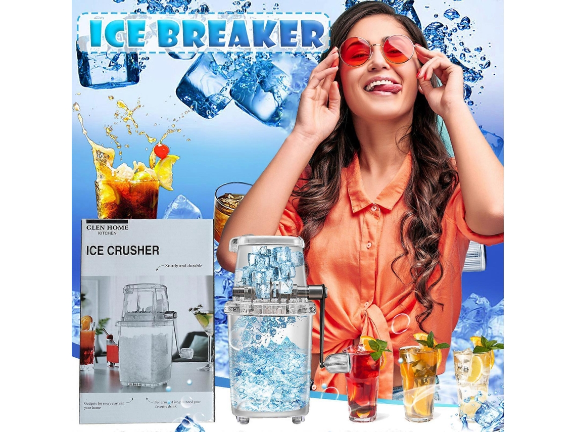 Trituradora de hielo manual portátil Rosewell, batidora multifuncional