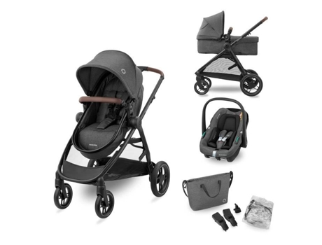 Carrito de BebeTrío MAXI-COSI Zelia S (Gris- 3 in 1)
