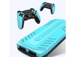 Azul-128g U36 Consola De Juegos Para Tv Con Más De 50000 Juegos Procesador Quad-core S905 4k Hd Game Stick Con Dos Mandos Inalámbricos De 2,4 G