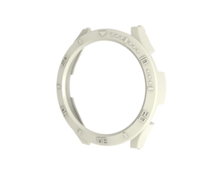 Caja de reloj Samsung Galaxy Watch 5 de 44 mm con media cubierta y escala (blanco)