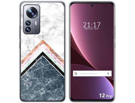 Carcasa para Xiaomi 12 Pro 5G TUMUNDOSMARTPHONE Dibujos Mármol 05 Multicolor