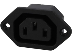 Conector Iec 320 C13 De 250 V Ca Y 10 A Para Montaje En Panel.