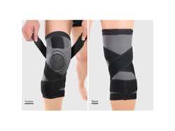 Rodillera Con Soporte Para La Rótula Para Deportes Como Baloncesto, Ciclismo Y Escalada. Unisex. Antidesbordante Y Absorbente Del Sudor.
