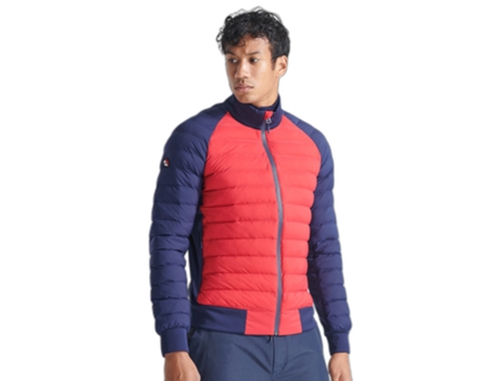 Abrigo SUPERDRY Poliéster Hombre (L - Rojo)