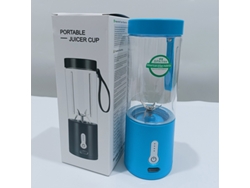 Exprimidor portátil para uso doméstico, multifuncional y recargable Mdug (azul eléctrico)