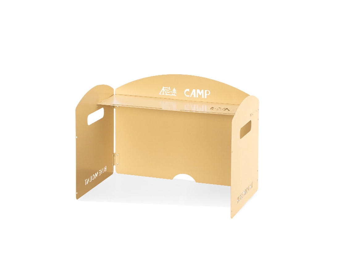 Paravientos Para Hornillo De Camping Plegable De Acero Al Carbono Para Parrillas Y Cocina Al Aire Libre.