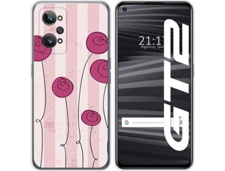 Carcasa para Realme GT 2 5G TUMUNDOSMARTPHONE Dibujos Flores Vintage Multicolor