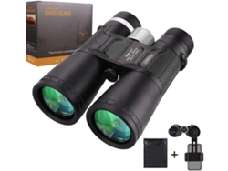 Binóculos Adulto 12x50 Binóculos Compactos Para Pássaros Camping Caminhadas. Binóculos Hd À Prova Dágua Com Bolsa E Suporte Para Câmera De Saisiyiky