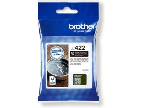 Cartucho de Tinta BROTHER LC422BK Negro