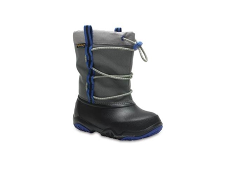 Botas à Prova de Água de Bebé CROCS Swiftwater Gris (28)