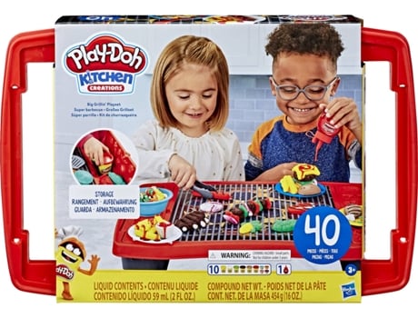 Plastilina PLAY-DOH Kitchen Creations Kit de Churrasqueira (Edad Mínima: 3 años)