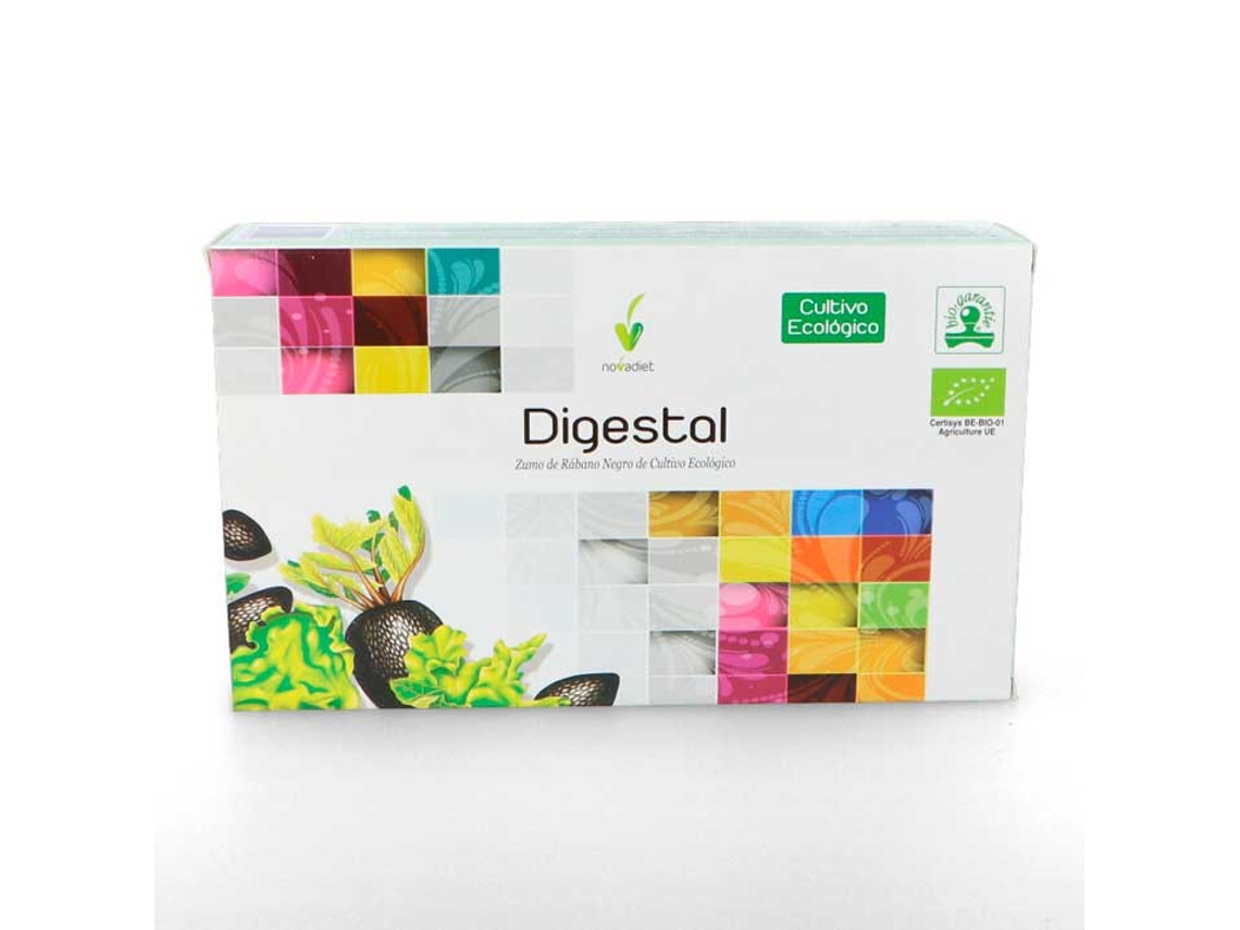 Complemento Alimentar NOVADIET Digestal 20 Ampolas (10 ml)