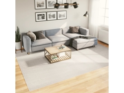 Alfombra De Pelo Corto Look Escandinavo Iza Crema 240x340 Cm
